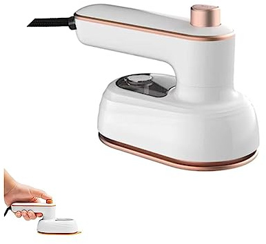 HADAVAKA Mini Fer à Repasser à Vapeur Portable, Petit Fer à Repasser Professionnel Rotatif à 180°, Fer à Repasser à Vapeur pour Vêtements, Fer à Repasser Professionnel à Micro-Vapeur (White)