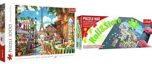 Bundle Trefl - Puzzle Pariser Morgen 1000 Teile + Puzzlematte, 500-1500 Teile Puzzle Trefl