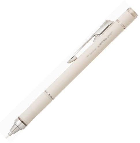 Tombow Mono-Graph Grip Mechanical Pencil • 0.5 mm • Graysh Greige
