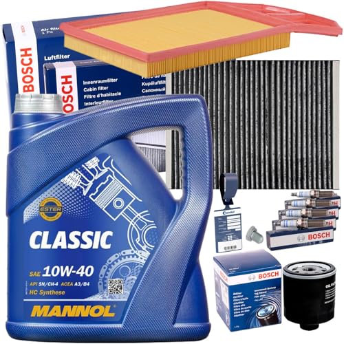 Inspektionspaket + 10W40 für 1.4 + 1.6 + 16V Golf 4 Bora 1J Polo 6N2 Lupo