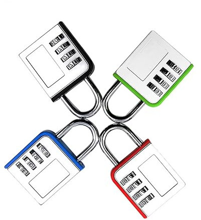 BESTonZON Zinklegierung Zahlenschloss Mit Ziffern Sicheres Gepäckschloss Für Reisen Schränke Und Outdoor-aktivitäten Leicht Und Tragbar Schützt Ihr Gepäck Vor Beschädigungen