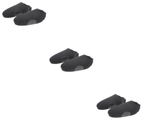 Yardwe 3paare Winddichte Schuhüberzüge Für Schlittschuhe Einstellbare Verschleißfeste Und Tragbare Abdeckungen Für Outdoor-aktivitäten Leicht Und Einfach Anzuziehen Schwarz