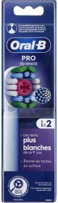 Oral-B Oral B pro 3D White Ersatzzahnbürste, 2 Stück