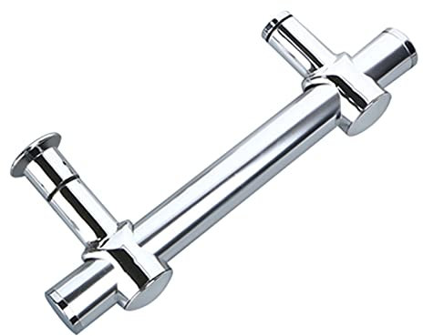 CZWWSPGT Poignée de Porte de Douche à Distance de Trou réglable | Barre Porte-Serviettes pour Cabine de Douche | Bouton de Porte en Verre à Finition polie