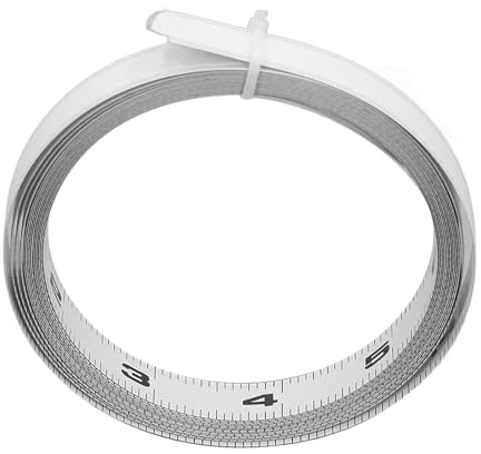 Self Adhesive Tape Measure Double Scales Carbon Steel 12FT 144 Inch Table Saw Tape Measure Workbench Tape Measure Measuring Tool with Adhesion for Various Work Surfaces