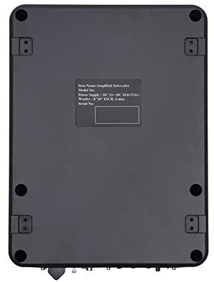hjiuaehyc 8 Kit Sistema Cassa Subwoofer per Auto, Sotto sedile altoparlante attivo