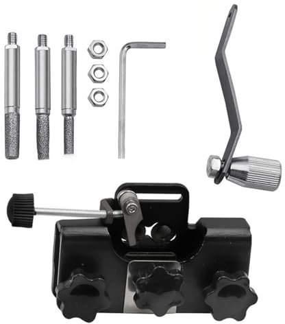 Chainsaw Sharpener Jigs Kits Portable Fast Chainsaw Sharpening Tool Manual Chain Sharpener Attachment for Chain Garden