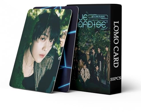 ZB1 Photocards ZB1 BLUE PARADISE Album Photocard 55PCS ZEROBASEONE Album Cards Gift for Fans Daughter ZB1 Merch ZB1 Collection Card