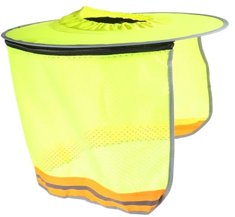 HOMSFOU Visière de Casque de Chantier Couvre-Nuque Protection Solaire Visière de Casque Pare-Soleil