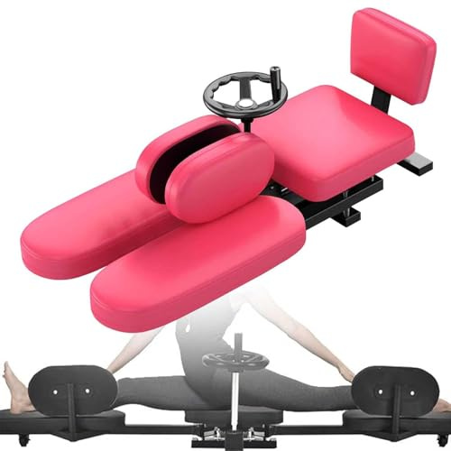 Leg Stretcher Stretching Splits Assist Trainer Machine Heavy Duty Leg Stretching Machine for Splits Flexibility for Ballet Yoga Dance Home Gym Exercise for Adult And Kids,Pink