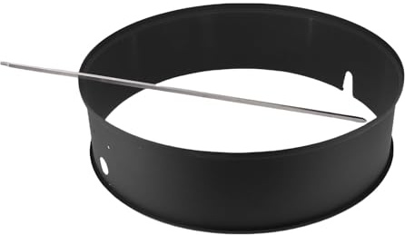Smandy KIT de Grill Rôtisie, Sus en Acier Inoxydable BBQ KIT ROTISSERIE 360 Degrés électrique pour 22 Pouces de Cuisine en Plein Air Camping (Plug UE 220V)