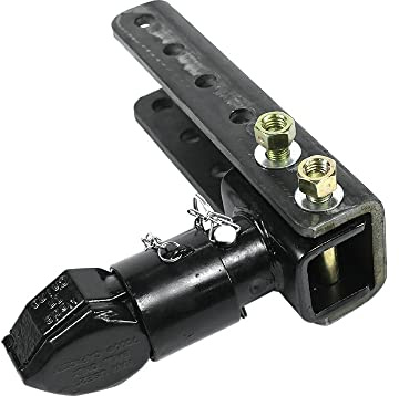 Enganche de remolque, Conector de acoplador de remolque ajustable de 5 niveles 2 pulgadas de acoplamiento de bola de enganche Cap 3.15 ton rv Accesorios de caravanas de piezas de caravanas