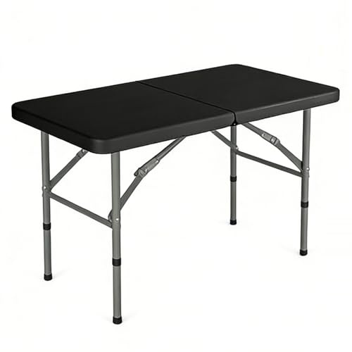 WBBML Table Cuisine Petit Espace Robust und Langlebig Tables Pliante Interieur Trestle Table Dachterrassen Empfangstheken in Geschäften(120/47.24in)