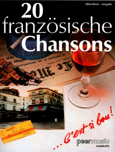 20 Französische Chansons - Akkordeon (Noten)