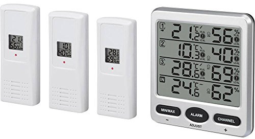 Renkforce Funk-Thermo-/Hygrometer Silber TF0073