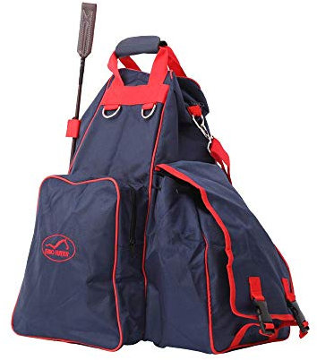 Sport Tent-Reitstiefeltasche Reiten Stiefeltasche mit Helmfach Stiefel Beutel Helmtasche Kombitasche Reitstiefel Reittasche Blau