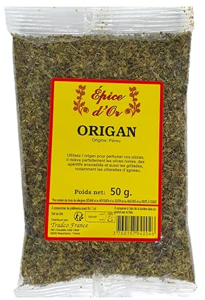 Origan Entier 50g - Epice d'Or, 100% Naturel, Sans Additifs, Sans Arôme Artificiel, Sans Conservateur