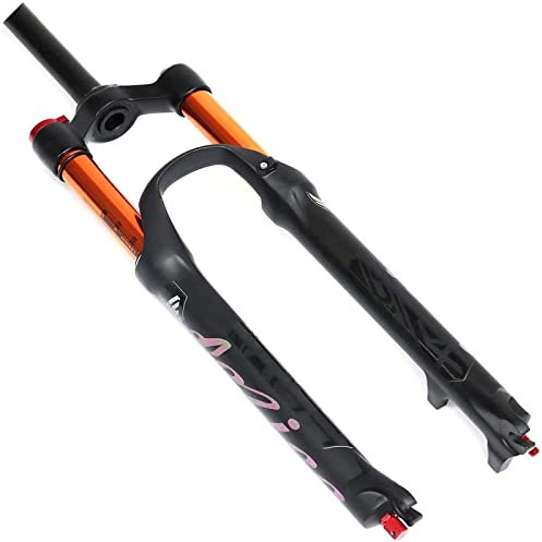 ksamwjf Fahrradgabel Fahrrad Federgabel Radfahren Federgabel 26 Zoll 27,5 Zoll 1-1/8MTB Fahrrad Aluminium Magnesiumlegierung Fahrrad Vordergabel Gabeln