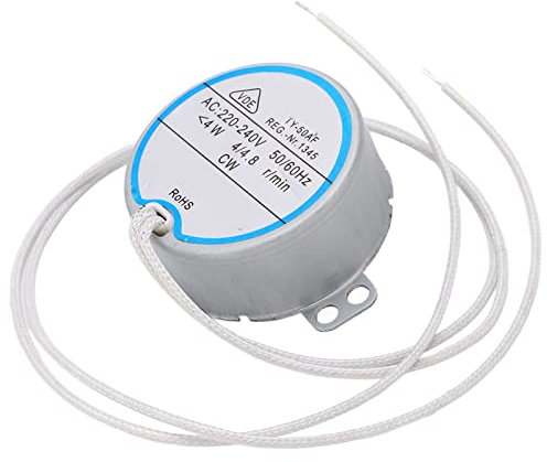 Motor Síncrono, Bajo Consumo de Energía, Gran Torsión, Gira en El Sentido de Las Agujas Del Reloj, 2.5R TY 50AF AC 220 a 240 V Motor para Electrodomésticos, Proyecto Escolar, Árboles de Navidad