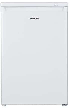 PremierTech Freezer Congelatore Verticale, 91 litri, 4 Cassetti, Libera Installazione, Sotto Tavolo Compatto, Risparmio Energetico, Porta reversibile, Termostato regolabile, Bianco, PT91FR