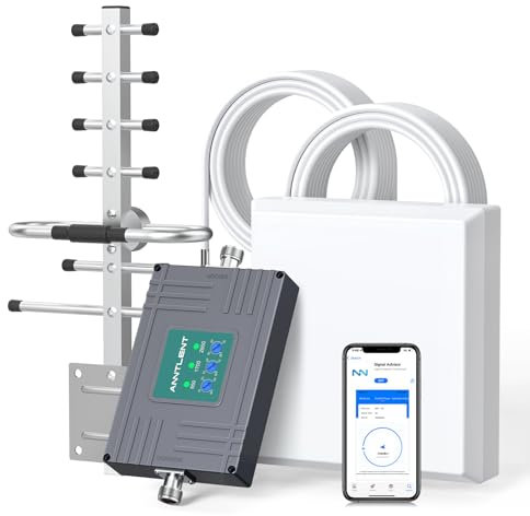 Handy Signalverstärker LTE Repeater Signalverstärker 4g 3g GSM Repeater Band 20/8/1 Mobilfunk GSM Verstärker Sprachanrufe und Daten für Alle Netzbetreiber - 70dB Maximale Verstärkung