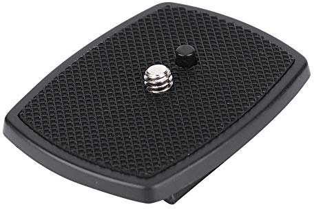 Scheda di Montaggio su Piastra a Sgancio Rapido 35x35mm con Vite 1/4 per Yunteng VCT668 ST666 690 per Weifeng, Mini Sostituzione di Parti di Montaggio per Fotocamera con Piastra (Adatto per Yunteng