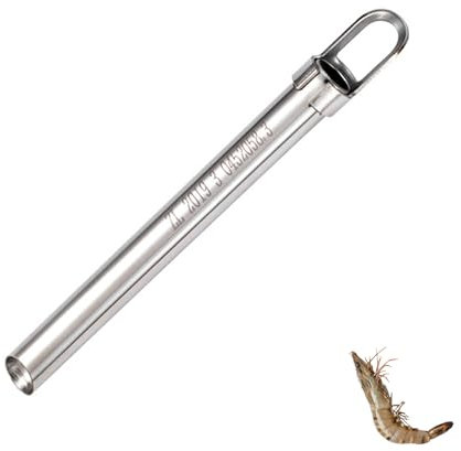 Shrimp Peeler Tool 304 Stainless Steel Fast Shrimp Peeler Fast High Efficiency Prawn Shell Peeler for Removing Shrimp Lines