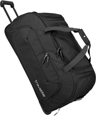 Travelite Reisetasche mit Rollen groß, XL, Kick Off, praktische Trolley Reisetasche mit Rollen für Urlaub und Sport, 77 cm, 120 Liter