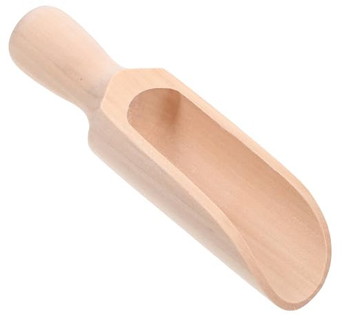 OKUMEYR Küchenlöffel Aus Buchenholz Multifunktionaler Gewürzlöffel Kompakter Holzlöffel Für Salz Tee Milchpulver Mit Glatten Kanten Und Bruchfester Verarbeitung