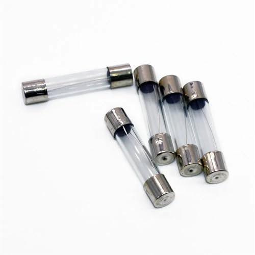50 Stück 5 x 20 mm schnelle, flinke Glasrohrsicherungen, sortiertes Kit, flinke Glassicherungen, 1 A, 2 A, 3 A, 5 A, 6 A, 8 A, 10 A, 12 A, 15 A, 20 A/250 V, 5 x 20 mm(3.15A)