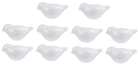 STOBOK 12pcs Schäume Vogel Malerei Spielzeug Große Vogel Form Polystyrol Clips Für Kinder Handwerk Dekorationen