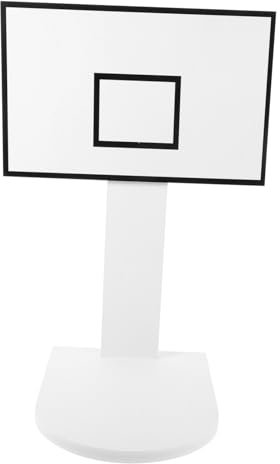 HOMOCONO Aro de Libros Baloncesto de PVC Decorativo de Escritorio para Organizador Accesorios, Resistente Suciedad y Hogar y Oficina
