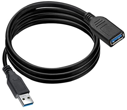 DevTech 1.5 m USB 3.0 Extender Cable – Type‑A Male to Female, High-Speed 5 Gbps for PC, HDD, Printer, Scanner, Keyboard