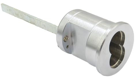 elox SFIC Rim Cylinder Housing for Panic Exit Devices, with Mounting Plate, Screws and Cylinder Guard Ring, Size: 1-3/8 (Core Not Included)