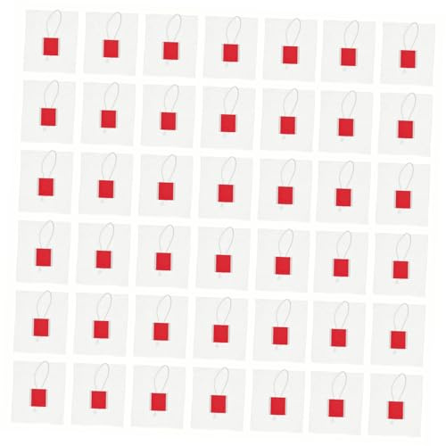Mikikit Sacchetti Filtro per Tè Sfuso in Nylon Bianco 100 Pezzi, Sacchetti Filtro Erbe Forma Creativa, Pratici per Infusione di Spezie