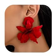 Statement Flower Earrings for Women Large Floral Earrings Jewelry Elegant Floral Gift Accessories for Women