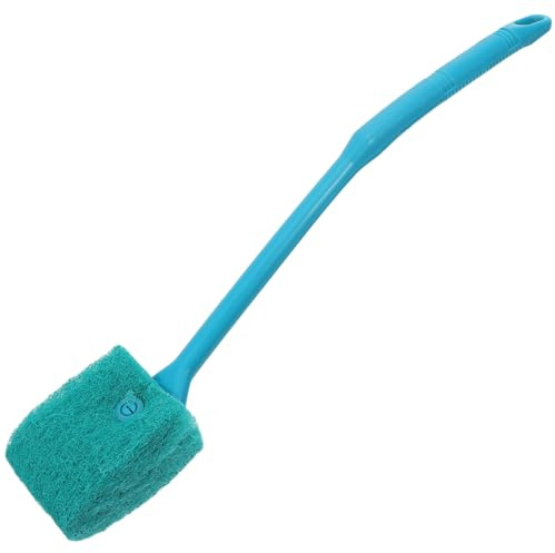 HYTROVE Fish Tank Cleaning Tool med Dubbelriktad Borste Algskrapa och Handtag Hållbar Rengöringsborste för Akvarium Bettaskålar och Vattenbehållare Akvarierengöring