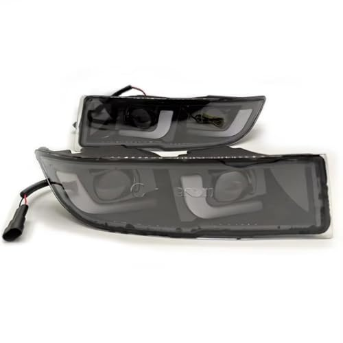 Vdifsvb Fendinebbia Per Toyota Per Land Per Cruiser Per Prado 120 Per GRJ120 Per TRJ120 2002-10 Luci Diurne Fendinebbia Indicatori Direzione LED DRL Luci Antinebbia