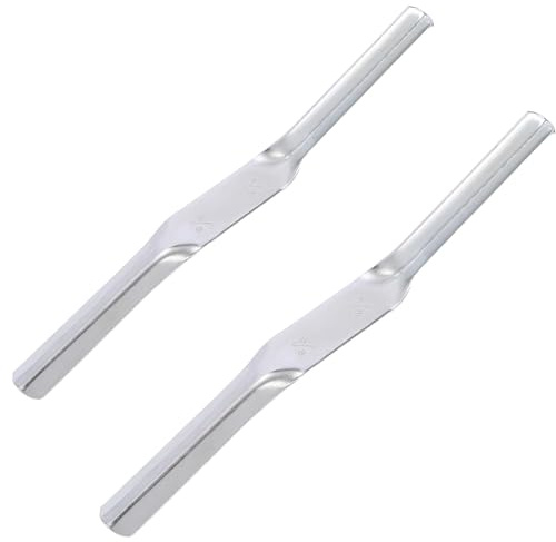 2-Pack Pointing Trowel Brick Jointer, 290mm Long Reach Finger Trowel for Tuck Pointing Tool, Masonry Jointing Kit for Mortar Grout Repair and Bricklaying Construction
