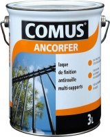 Ancorfer Brillant 0.75L Brun ARGILE - Peinture-Laque de Finition antirouille pour Métaux et Autres Supports (Bois, Plâtre…)