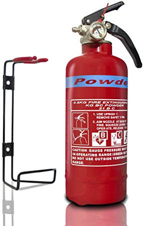 BRITISH STANDARD FSS UK 600 G ABC DRY POWDER FIRE EXTINGUISHER. BSI KITEMARKED. FOR BOATS HOMES KITCHEN WORKPLACE CARS VANS TAXI CABS VEHICLES TRUCKS WAREHOUSES GARAGES HOTELS RESTAURANTS. 21 B RATING