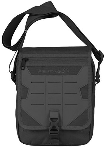 Pentagon Herren Messenger Bag Tasche, Schwarz