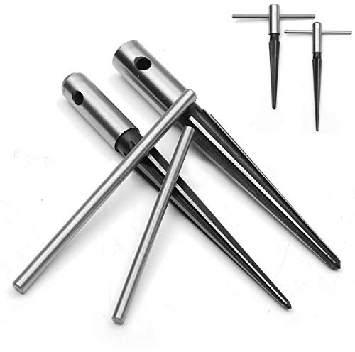 2 Pc Tapered Reamer Reaming Set Conical End Pins Ream 5/32 7/8 Mill Tool