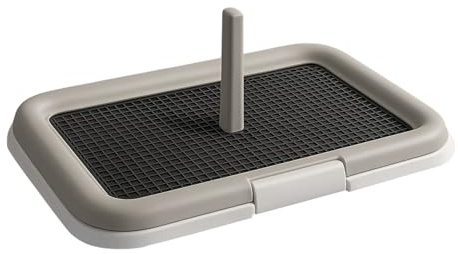 TIENDA EURASIA – Inodoro para Perros | Bandeja de Entrenamiento WC | Material Plástico PP | Medidas 60x40x4 cm | Ideal para el Adiestramiento de tu Mascota