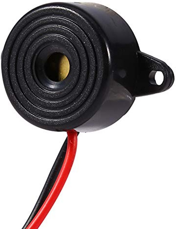 Oumefar Sirène électronique 3-24V avec Fil de Plomb Buzzer électronique Alarme Sonore 100m