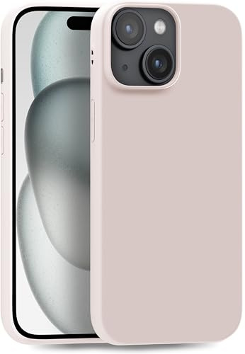 MyGadget Cover per iPhone 15 - Custodia Protettiva in Silicone Morbido – Case TPU Flessibile - Ultra Protezione Antiurto & Antigraffio - Rosa chiaro
