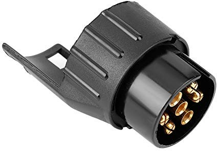 Convertidor De Enchufe Con Pines De 7 A 13, Adaptador De Enchufe Para Caravana, Adaptador Convertidor De Enchufe ABS Para Remolque, Camión, Caravana, Barra De Remolque
