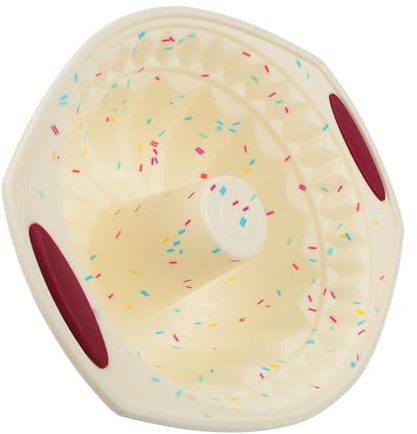 OKUMEYR 1pezzi Stampo Per Savarin in Silicone Antiaderente Per Dolci Da Forno Sicuro Ad Alte Temperature Materiale Spesso