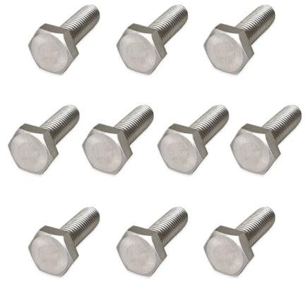 20x Sechskantschraube M10 x 30mm DIN 933 Edelstahl A2-70 (20, M10)