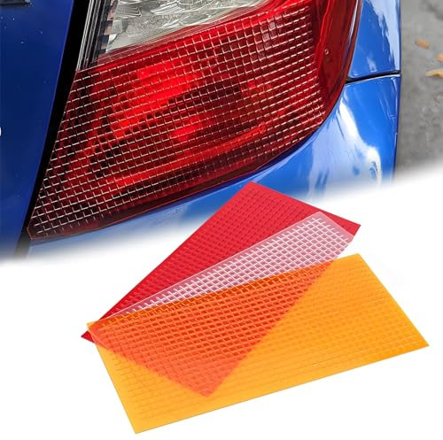 VBGURR 3 Pcs Auto Lens Repair Tape Practical Tail Light Patch&Headlight Restoration Professional Headlamp Restoration Kit- Quick Fix Repairs Tail Lights Plastic Repair Kit-Lens Repair Kit